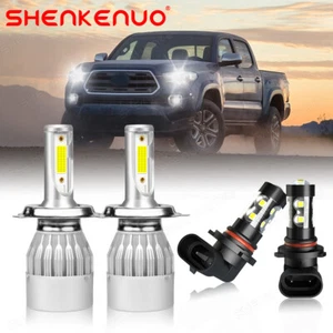 Combo LED Headlight Kit for Toyota Tacoma 2005-2011 Hi/Low Beam + Fog Light Bulb - Bild 1 von 17