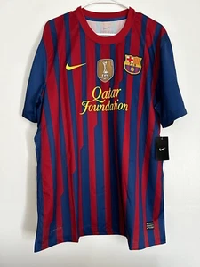 CAMISETA DE FUTBOL LOCAL NIKE EDICIÓN JUGADOR BARCELONA 2011/2012 GANADOR UCL MESSI - Imagen 1 de 12