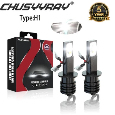 2x H1 LED Car Light Light Bulb 6000K Cool White Beam For JAGUAR X TYPE 2001-2010 - image 1 of 4