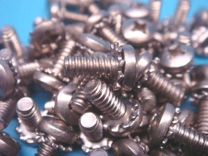 (100) #6-32 x 5/16" SCREW PHILLIPS PAN HEAD SEMS SS STAINLESS STEEL - Picture 1 of 3