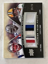2008 Upper Deck Premier Trios Patch to 75 Mike Vrabel/DeMarcus Ware/AJ Hawk