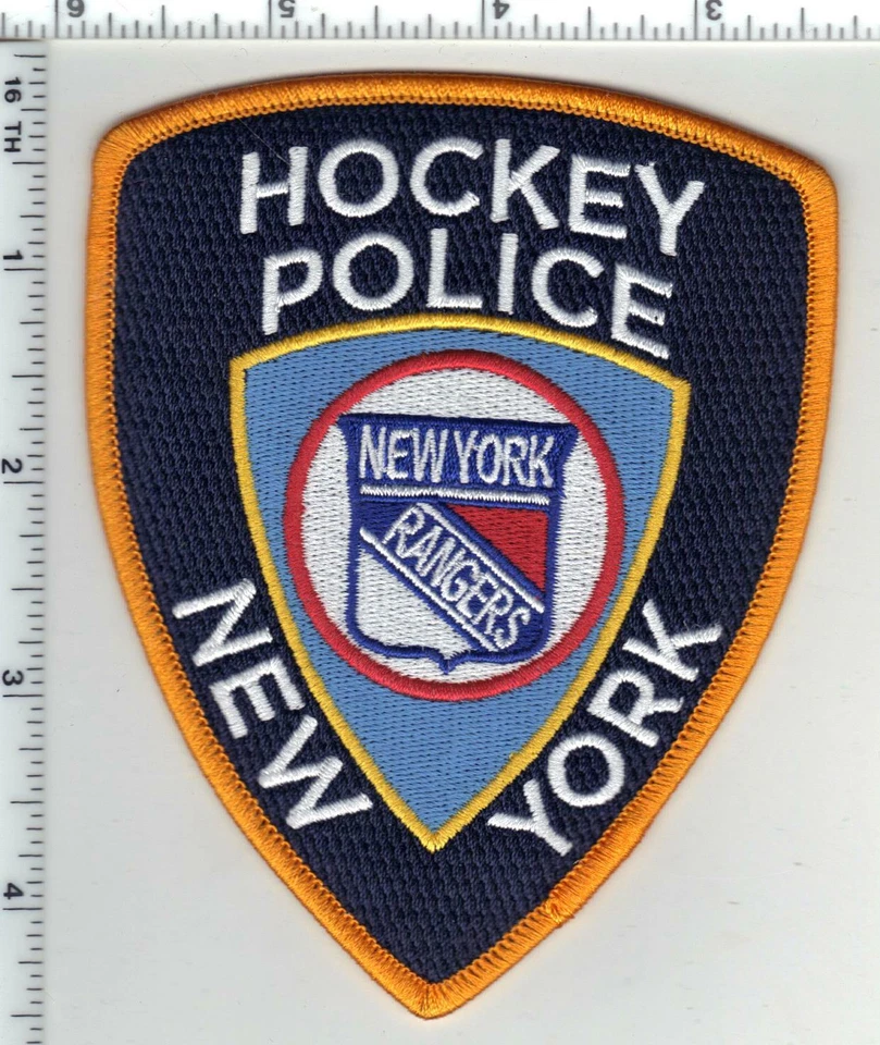 Parche de hombro Rangers hockey policía novedad Foto 1 de 1