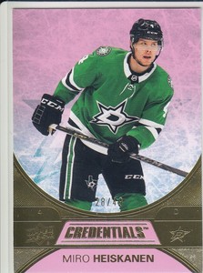 MIRO HEISKANEN - 21/22 CRERENTIALS - PINK PARALLEL  #28/49