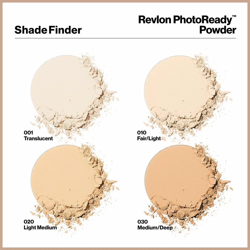 REVLON Photoready Blurring Powder 010 Fair Pale 020 Light Medium 030 Deep - Image 1 of 1