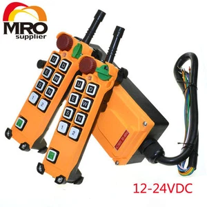 HS-8S 12-24VDC 8 Channels 1 Speed Hoist Crane Truck Radio Remote Controller - Picture 1 of 2