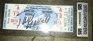 Paul Warfield Replica Game Ticket Signed W/ CAS Certification Sealed - Picture 1 of 2