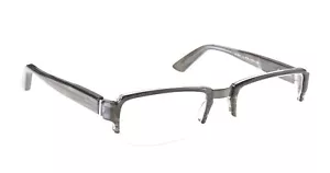 Jean Lafont 318 Duel Charcoal Gray Translucent Chevron Frames Eyeglasses - Bild 1 von 9