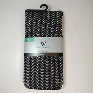 Worthington Shear To Waist Strumpfhose Größe 3/4 Farbe schwarz - Bild 1 von 5