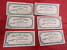 6 Hambleton Treasure Chest Customer's Profit Sharing Coupons