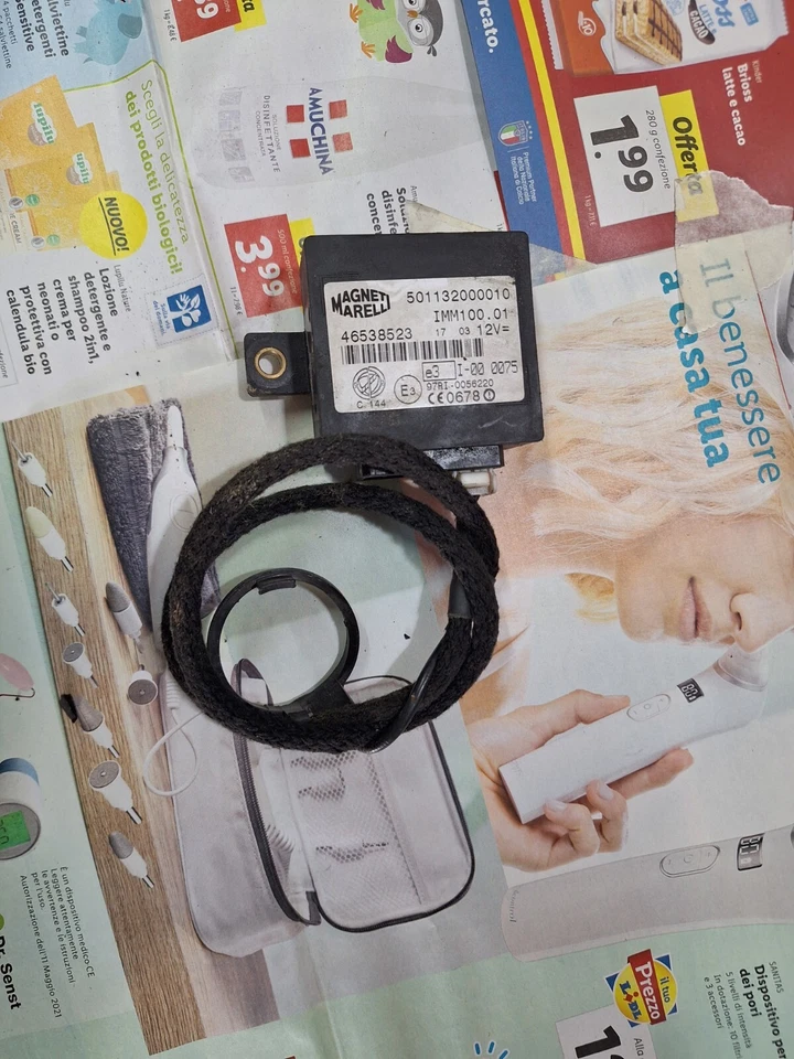 FIAT MULTIPLA Centralina Modulo Blocco Chiave Antenna  46538523 501132000010  - Immagine 1 di 1