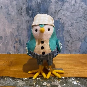 Target Spritz Primavera Pascua 2018 Amapola Amigos Plumosos Tela Azul Pájaro Nuevo - Imagen 1 de 5