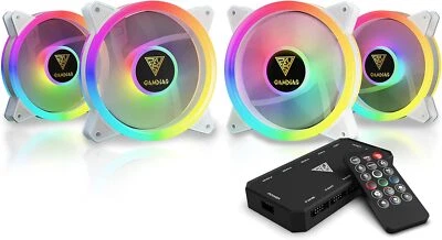 GAMDIAS AEOLUS M2-1204R - system fan kit - system streaming lighting - 120 mm - Image 1 of 4