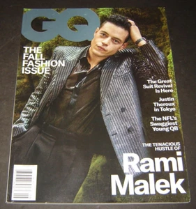 GQ magazine September 2019 Rami Malek tenacious hustle, the fall fashion issue - Picture 1 of 5