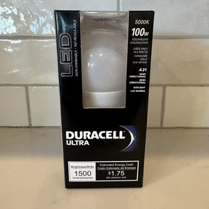 DURACELL Ultra LED Glühbirne nicht dimmbar 100 W 1500 Lumen Tageslicht - Bild 1 von 6