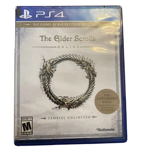 Elder Scrolls Online Tamriel Unlimited Sony PlayStation 4 PS4 Game - Picture 1 of 3