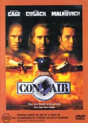 Con Air (DVD)  Nicolas Cage / John Cusack  - Region 4 - New and Sealed - image 1 of 2
