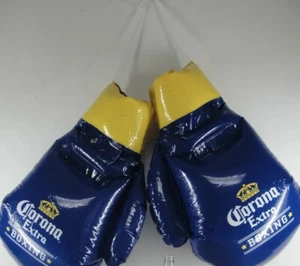 CORONA EXTRA BEER 👑 INFLATABLE WEARABLE BOXING GLOVES PAIR ADVERTISING BAR NEW  - Picture 1 of 8
