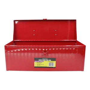 460*205*230mm METAL TOOL BOX Toolbox Handyman Container Hand Storage 62045 - Picture 1 of 4