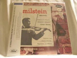 NATHAN MILSTEIN violin Recital Brahms Suk Schumann 180 gram vinyl SEALED LP - Picture 1 of 2