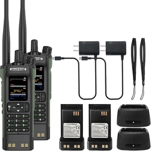 2PCS BAOFENG DM32UV Walkie Talkie 10W Digital DMR Simulation GPS AM FM HAM Radio - Picture 1 of 15