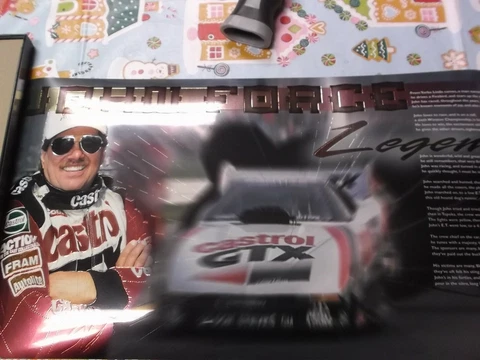 4 John Force Chromium Posters - 1997 - Still New Cover