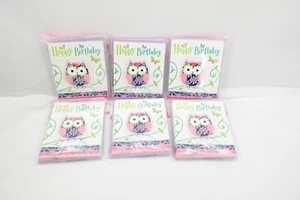 Happy Birthday Invitations Owl Pal / 6 Pack / 8 Count Party = 48 TF - Picture 1 of 6
