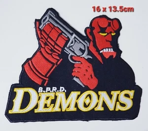 Demons Large Jacket Back Iron On Sew On Embroidered Patch - Foto 1 di 1