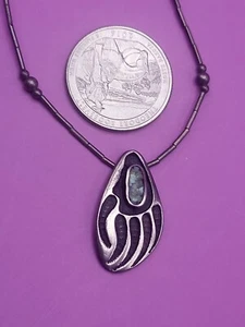 Vtg Antique? Native American Bear Claw 925 Liquid Silver Bear Claws Necklace  - Picture 1 of 13