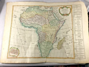 Mapa francés de África de finales de 1700 principios de 1800 - Imagen 1 de 24