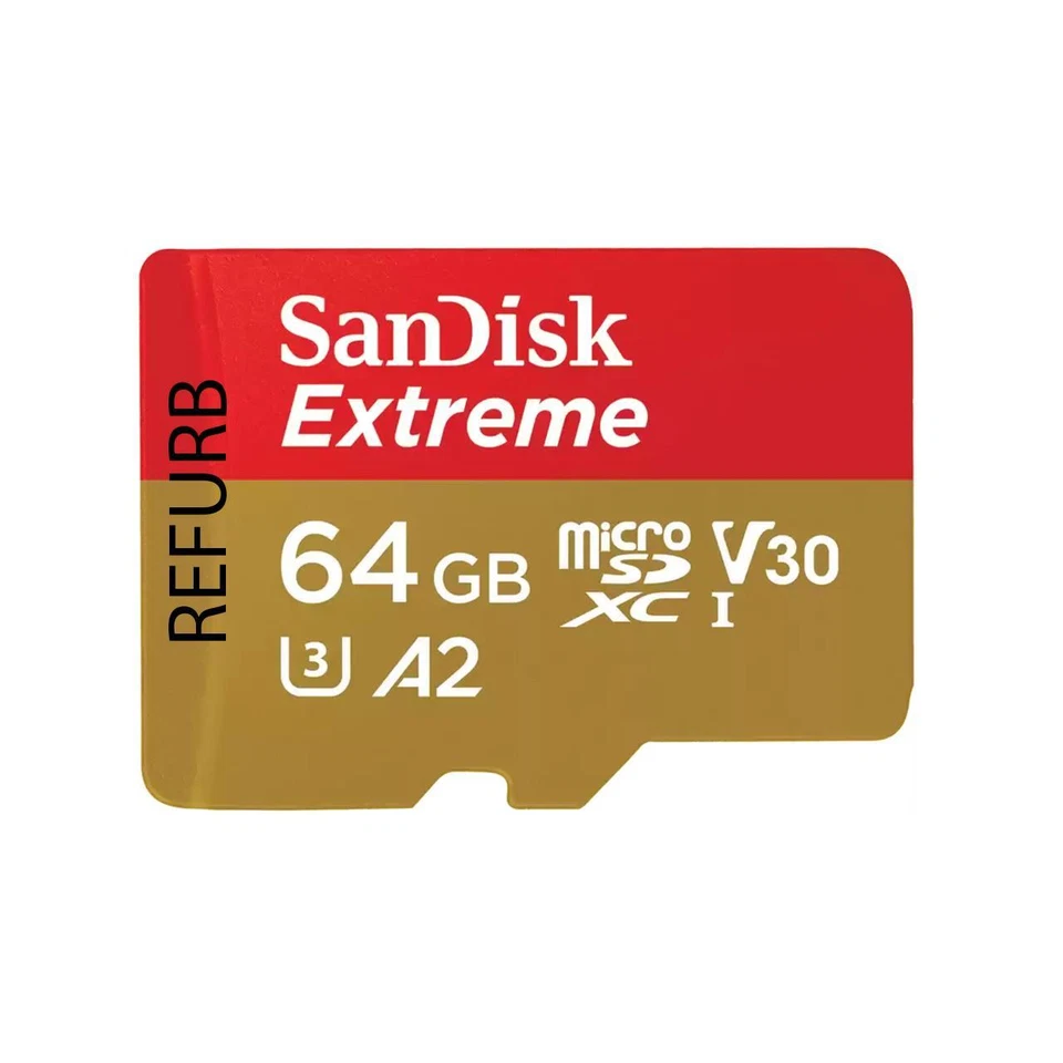 SanDisk Extreme microSDXC 64GB UHS-1 U3 A2 V30 - Image 1 of 1