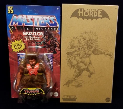 Mattel Creations - Masters of the Universe - Evil Horde - Grizzlor - NIB - 2022 Cover