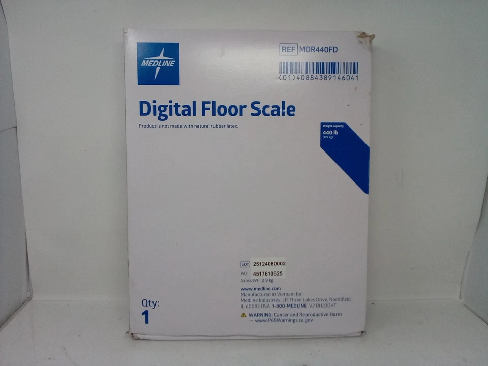 Medline Model # MDR440FD 440 LB Digital Floor Scale