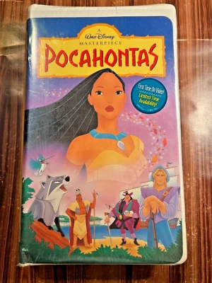 Pocahontas VHS 1995 Masterpiece Collection Movie Disney Mel Gibson 90's SEALED Foto 1 de 4