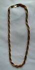 Gold Tone Sarah Coventry Twist Chain Necklace