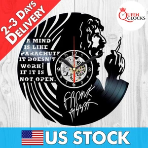 Frank Zappa Firmado Disco de Vinilo Reloj de Pared Arte Decoración Mejores Regalos Citas a mind is - Imagen 1 de 5