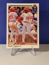 1990 Upper Deck Pedro Guerrero card #244 St. Louis Cardinals Baseball 
