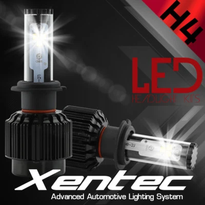 XENTEC LED Headlight kit 488W 48800LM H4 9003 6000K  1994-1998 Audi Cabriolet - Image 1 of 4