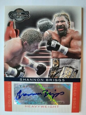 2008 Topps Co-Signers Solo Sigs #SS-SB Shannon Briggs Auto # - Image 1 of 2