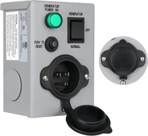 15 Amp Generator Transfer Switches, UL/ETL Listed Generator Manual Transfer Swit - Picture 1 of 10