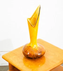 Mid Century Modern Vase Topf Royal Haeger orange gelb braun Studiokeramik 1752 - Bild 1 von 12