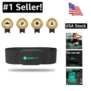 Bluetooth ANT+ Heart Rate Monitor Chest Strap - Ultra Comfortable Fit - Picture 1 of 8