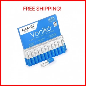 Voniko - Premium Grade AAA Batteries - 24 Pack - Alkaline Triple A Battery - Ult - Picture 1 of 1