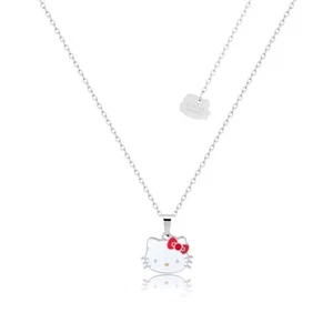 NEW! Couture Kingdom Sanrio Hello Kitty Enamel Necklace - Picture 1 of 2