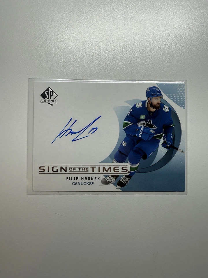 FILIP HRONEK 2024-25 SP AUTHENTIC SIGN OF THE TIMES - Image 1 of 2