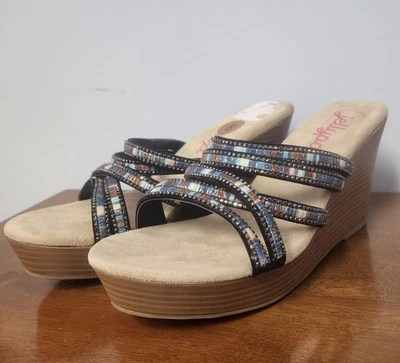 Women's Jellypop Sandals Size 8 Stacked Heel - Image 1 of 4