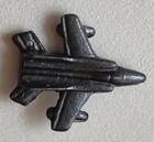 Lb231) Massives Metall-Flugzeug aus Kaugummi-Automat / um 1980  von Berlin.007