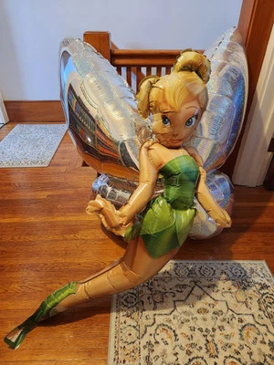 Tinkerbell Large Balloon Air Walker 31"x66" Disney Fairies Gliding Balloon NEW! - Image 1 of 3