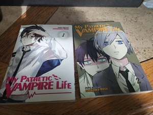 My Pathetic Vampire Life Manga Lot Vol. 1 & 2 Ishikawa Rose 1st Prints English - Picture 1 of 4