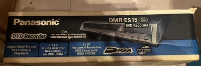 Panasonic DMR-ES15 Reproductor Grabador DVD Caja Abierta ¡NUEVO EN STOCK! ¡MULTIFORMATO! Caja abierta Foto 1 de 2