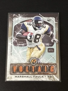 2024 Topps Resurgence Voltaic Marshall Faulk #V-22 Los Angeles / St Louis Rams - Imagen 1 de 2